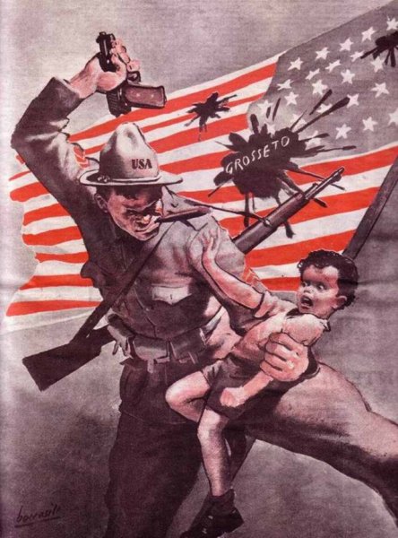 Советские пропагандистские плакаты второй мировой войны (40 фото)
