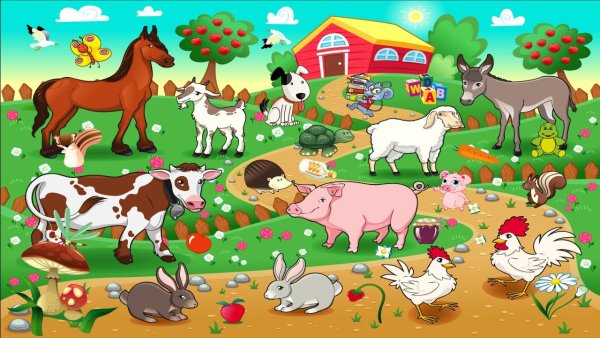 Домашние животные иллюстрации для детей (40 фото)