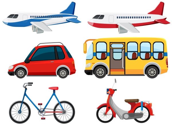 Иллюстрации с изображением транспортных средств для детей (41 фото)