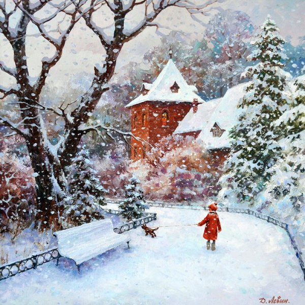 Иллюстрации современных художников зима (39 фото)
