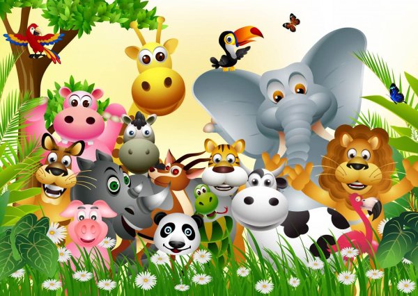 Иллюстрации животных для детей (40 фото)