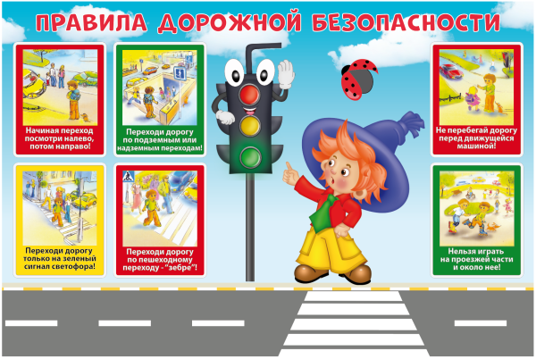 Плакат дорожное движение для детей (41 фото)