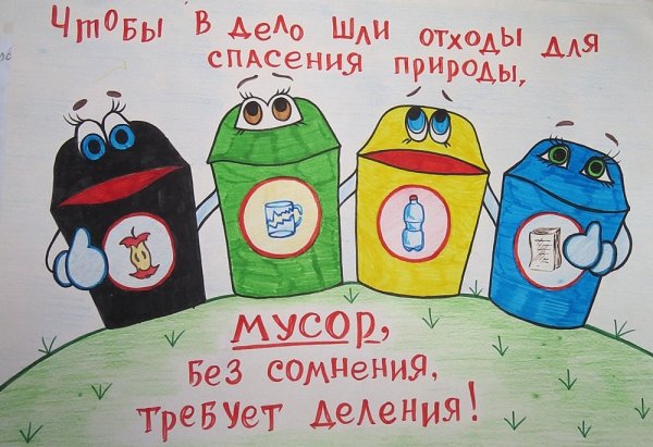 Плакат сортировка мусора для детей (39 фото)