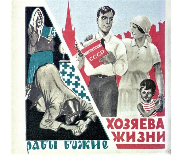 Плакаты против церкви советские (40 фото)