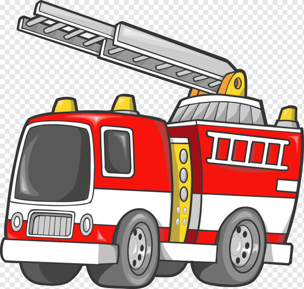 Пожарная машина иллюстрация для детей (40 фото)