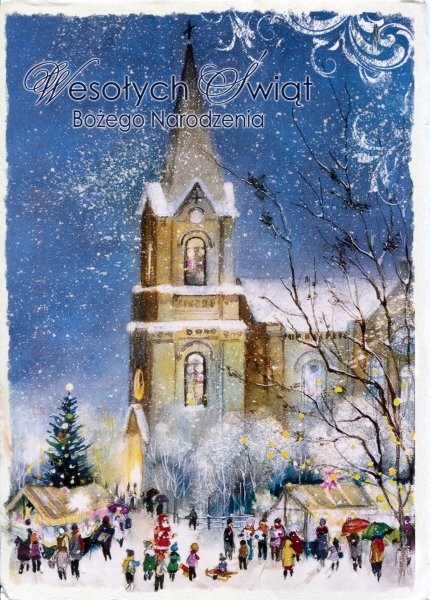 Рождественские открытки на польском языке (36 фото)