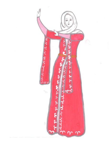 Чеченский народный костюм женский для детей