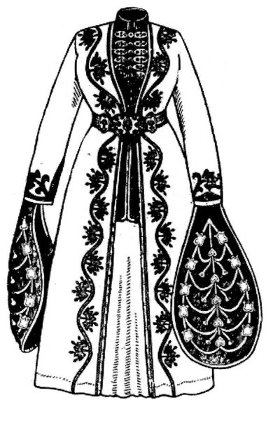 Национальный костюм карачаевцев орнамент