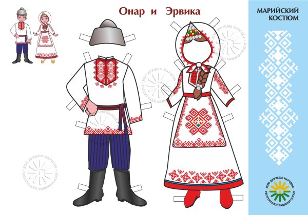 Трафареты мордовский народный костюм (39 фото)