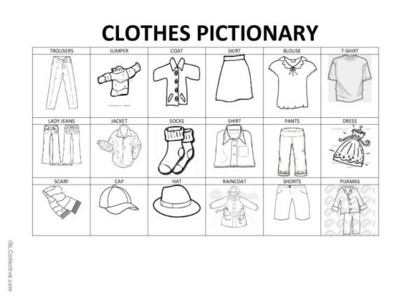 Трафареты одежда на английском (40 фото)