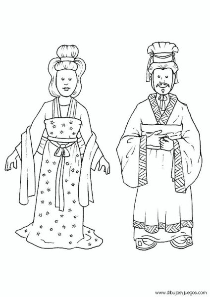 Наряд для рисования кимоно