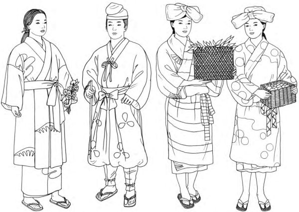 Изо кимоно древнего Китая
