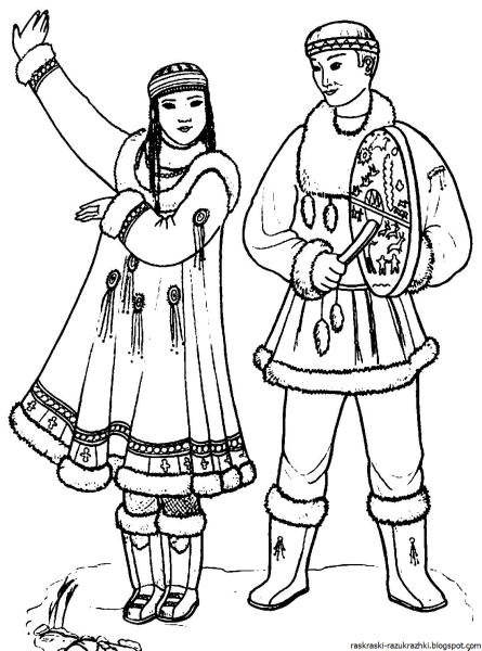 Трафареты женский и мужской национальный костюм (40 фото)