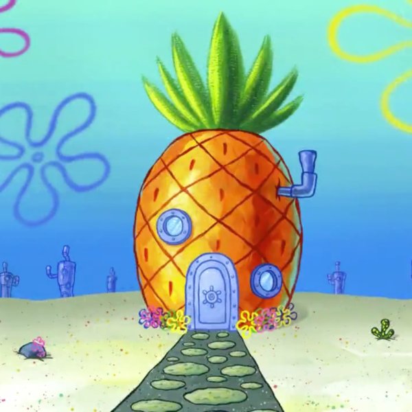 Раскраски дом губки боба ананас (39 фото)